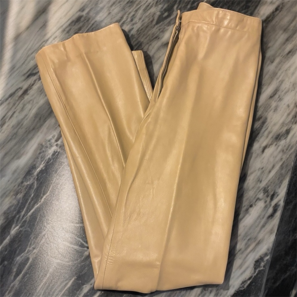 IC COLLECTION Cream Straight Leg Pants